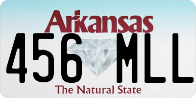 AR license plate 456MLL
