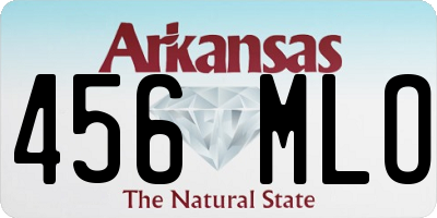 AR license plate 456MLO