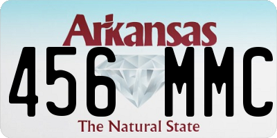 AR license plate 456MMC