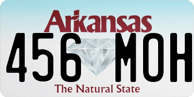 AR license plate 456MOH