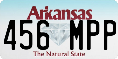 AR license plate 456MPP