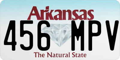 AR license plate 456MPV