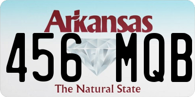 AR license plate 456MQB