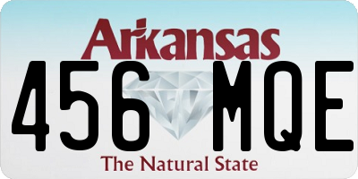 AR license plate 456MQE