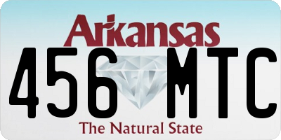AR license plate 456MTC