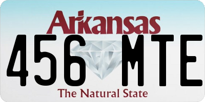 AR license plate 456MTE