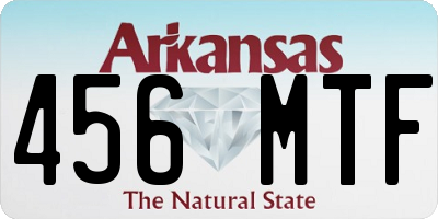 AR license plate 456MTF
