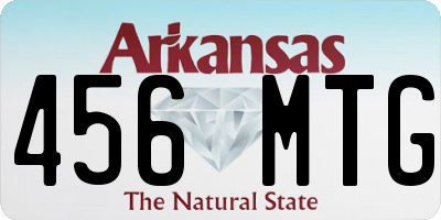 AR license plate 456MTG
