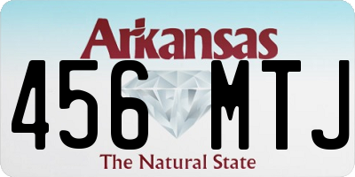 AR license plate 456MTJ