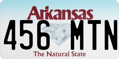 AR license plate 456MTN