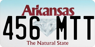 AR license plate 456MTT