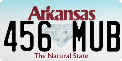 AR license plate 456MUB