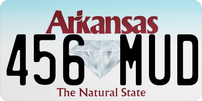 AR license plate 456MUD