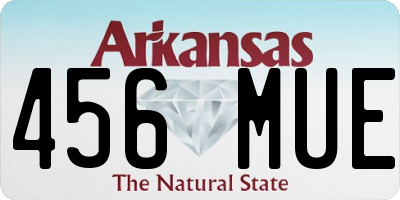 AR license plate 456MUE
