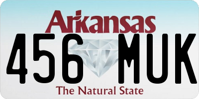 AR license plate 456MUK