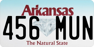 AR license plate 456MUN