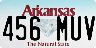 AR license plate 456MUV