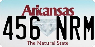 AR license plate 456NRM