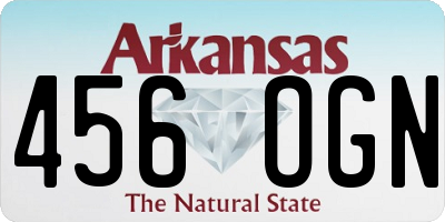 AR license plate 456OGN