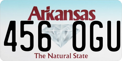 AR license plate 456OGU