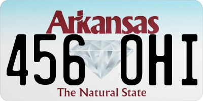 AR license plate 456OHI