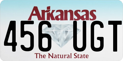 AR license plate 456UGT