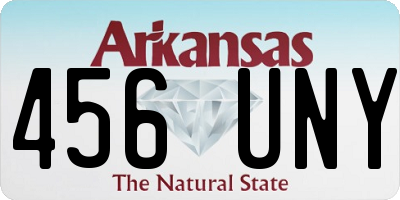 AR license plate 456UNY