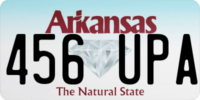 AR license plate 456UPA