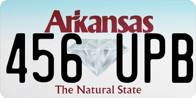 AR license plate 456UPB