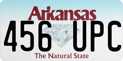 AR license plate 456UPC