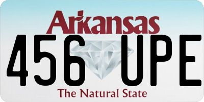 AR license plate 456UPE