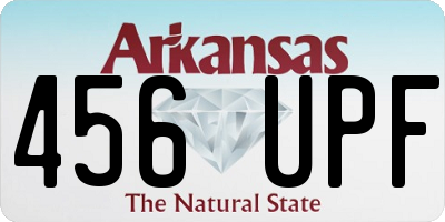 AR license plate 456UPF