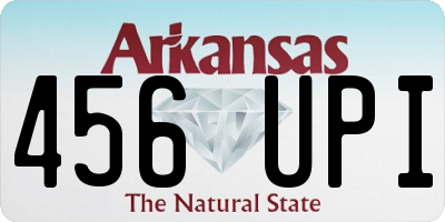 AR license plate 456UPI