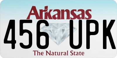 AR license plate 456UPK
