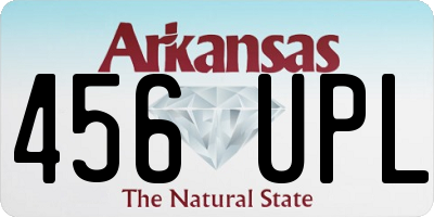 AR license plate 456UPL