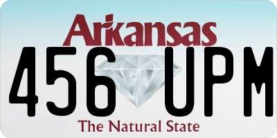 AR license plate 456UPM