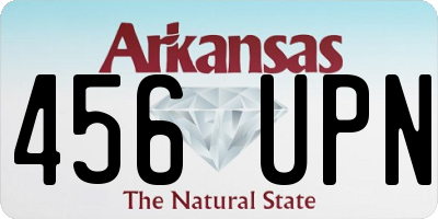 AR license plate 456UPN