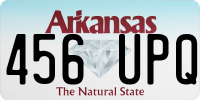 AR license plate 456UPQ