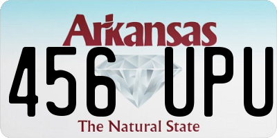 AR license plate 456UPU