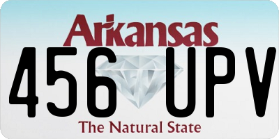 AR license plate 456UPV