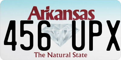 AR license plate 456UPX