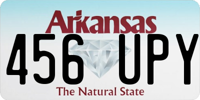 AR license plate 456UPY