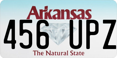 AR license plate 456UPZ