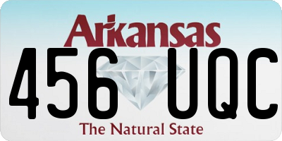 AR license plate 456UQC