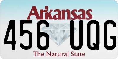 AR license plate 456UQG