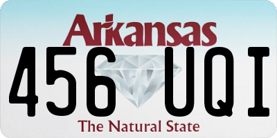 AR license plate 456UQI