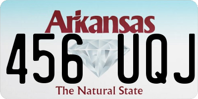 AR license plate 456UQJ