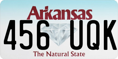 AR license plate 456UQK