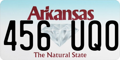 AR license plate 456UQO