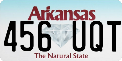 AR license plate 456UQT